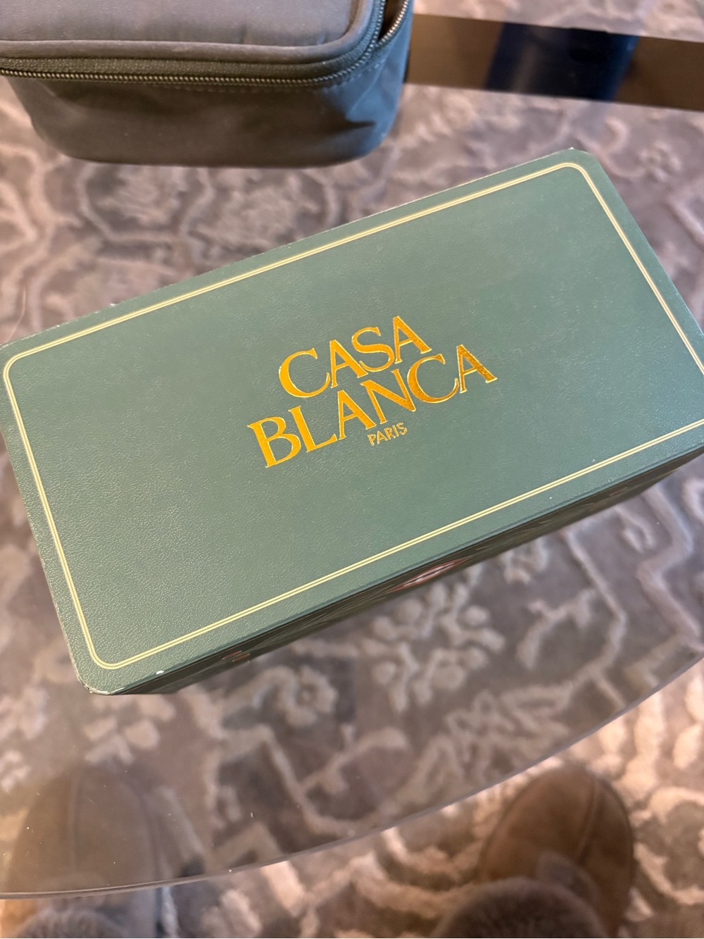 CASA BLANCA Paris Green Sunglasses Box